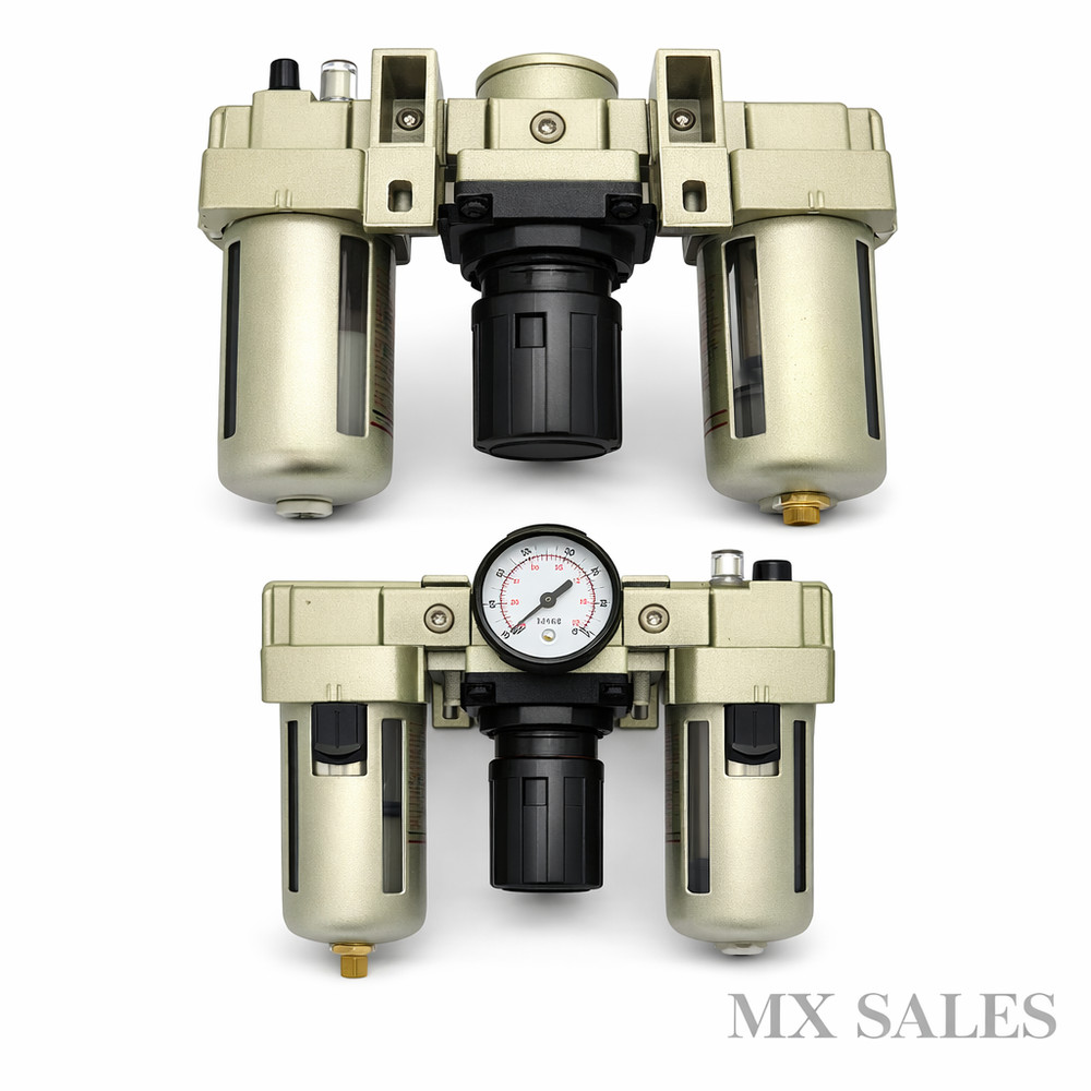 3/8" Air Control Unit Filter Regulator Lubricator FRL Combo Professional Pneumat