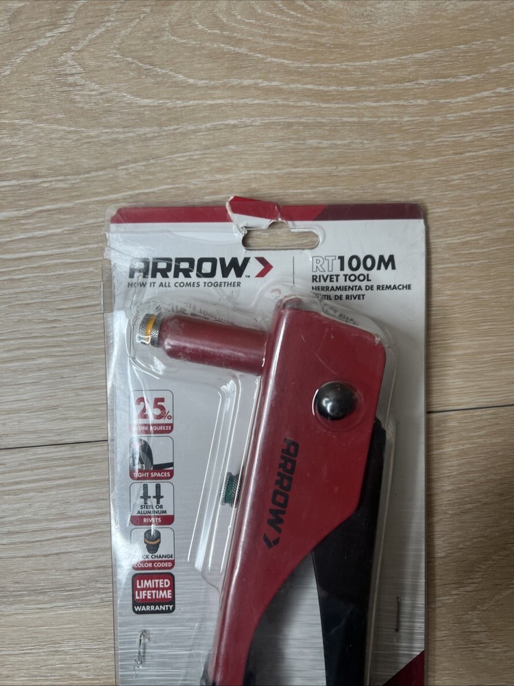 Arrow Hand Rivet Gun Riveter Tool RT100M NEW