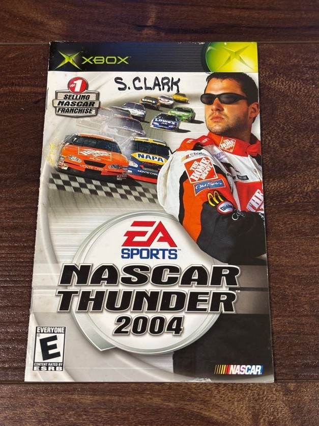 NASCAR Thunder 2004 Racing 04 XBOX Instruction Manual Only