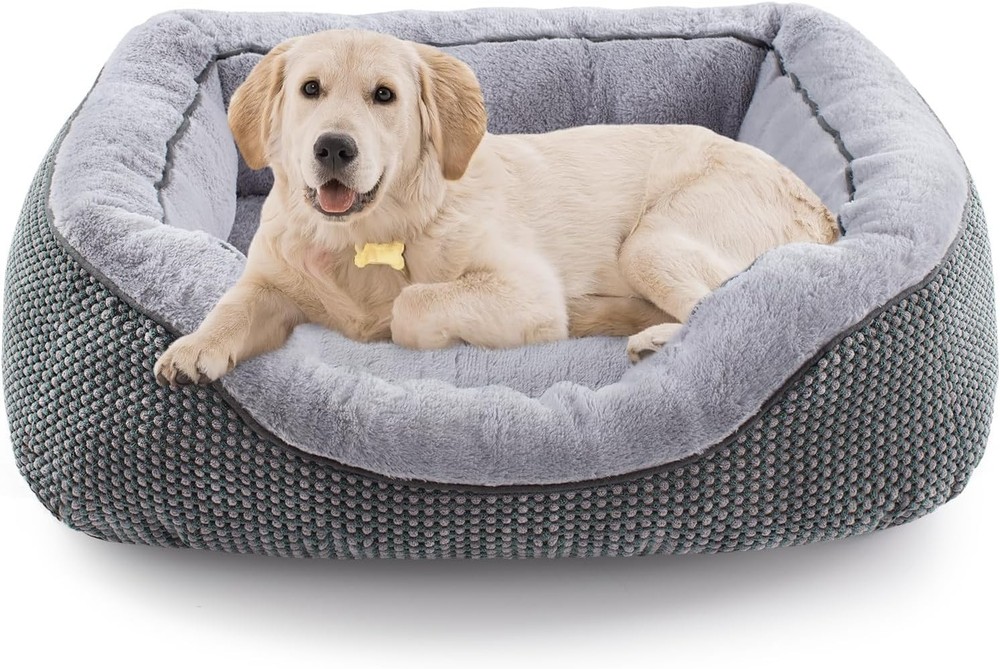 Medium Dog Beds for Medium Dogs Washable, Rectangle Dog Bed Medium Size Dog