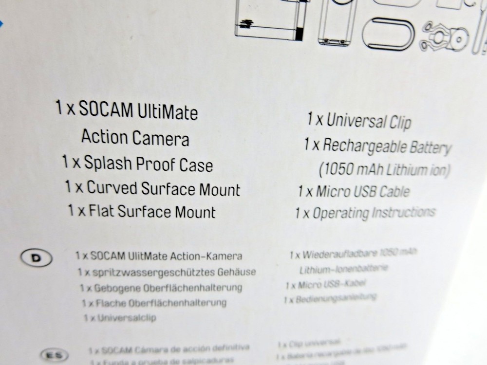 Socam, Ultimate Kit, HD Action Camera