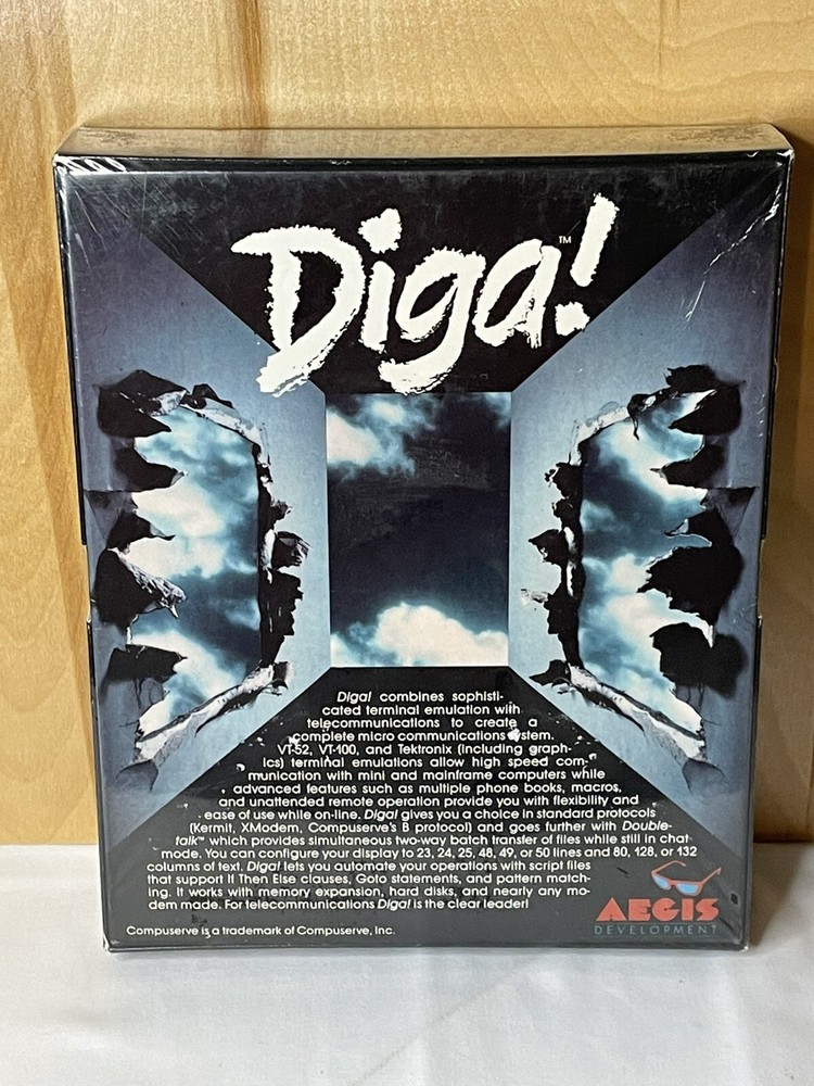 Diga! Aegis Development Telecommunications for Commodore Amiga New Sealed