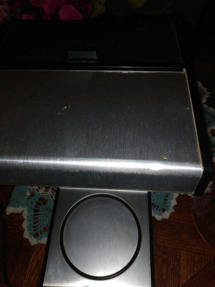 VINTAGE NORELCO 12 DIAL-A-BREW 12 CUP COFFEE MAKER MACHINE Silver