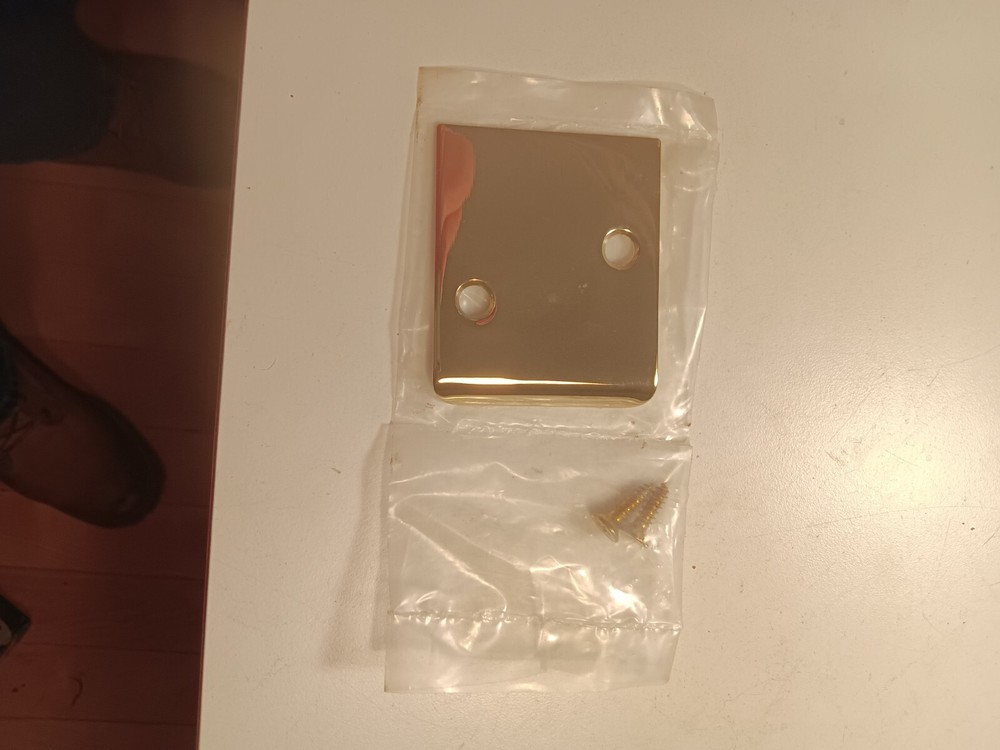 Solid Brass Extension Strike Plates 2 1/4 By 2