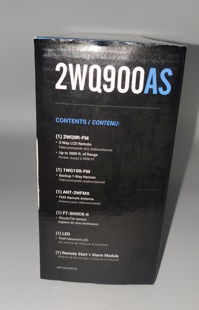 Compustar CS2WQ900AS 2-Way LCD 3000-FT Max Range Remote Start + Security System