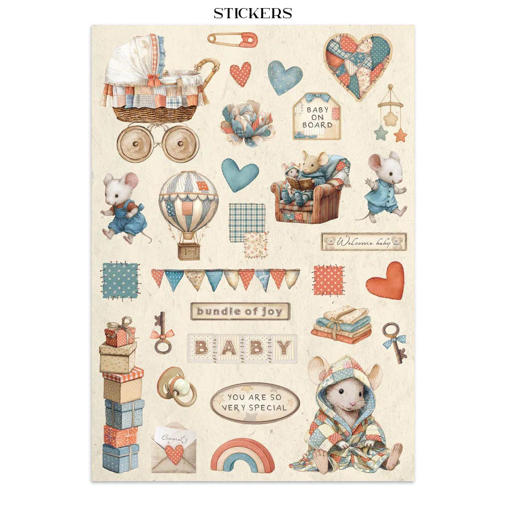 Baby Junk Journal - 16 Pages