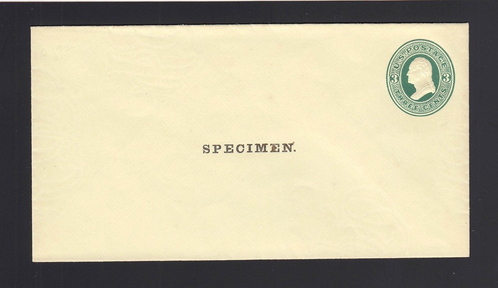 U83, UPSS #188 SPECIMEN FORM 10 Envelope , UPSS Cat. $150.00