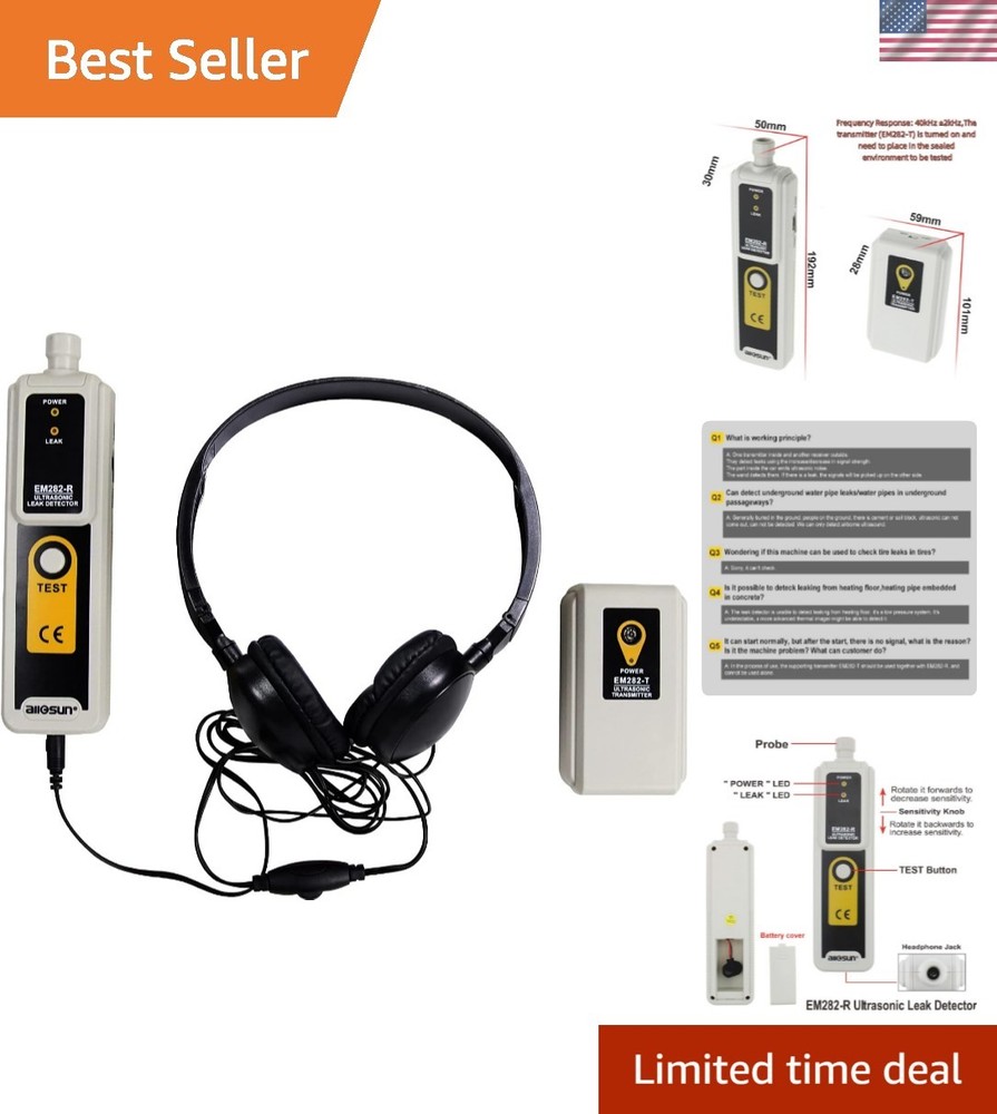 Efficient Leak Detection with Ultrasonic Pressure Transmitter & LED Indication