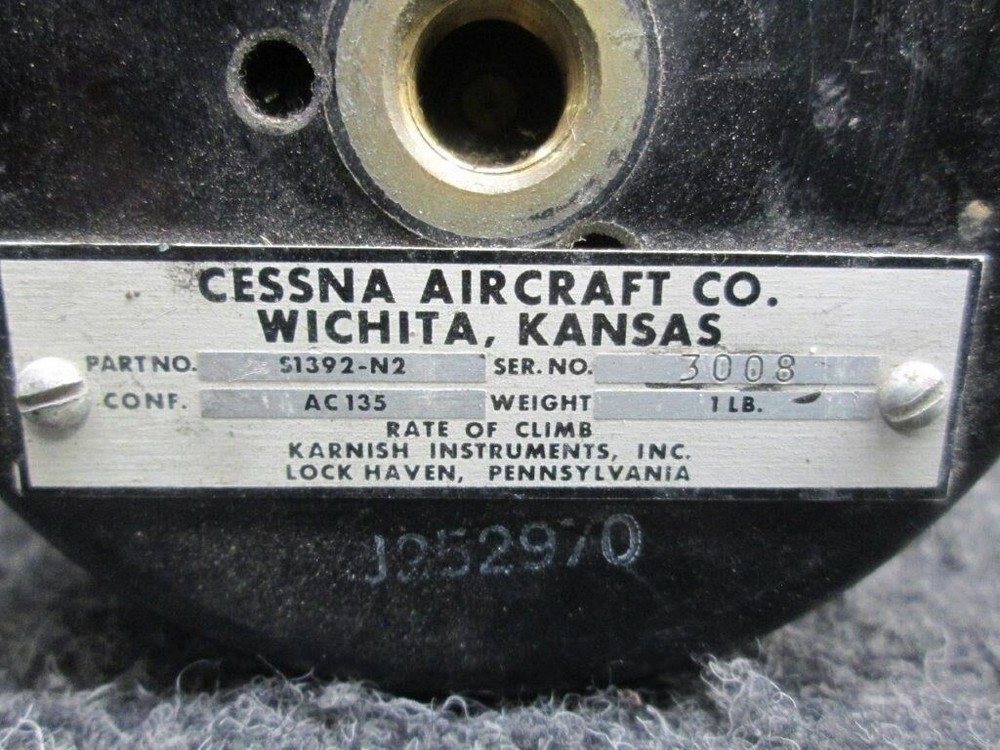 S1392-N2 Karnish Vertical Speed Indicator