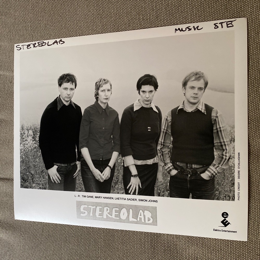 Stereolab Press Photo 8x10”. See Description.