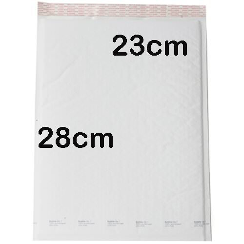 5* 230 x 280mm White Bubble Padded Bag Post Courier Mailer Envelope Buy Qty reqd