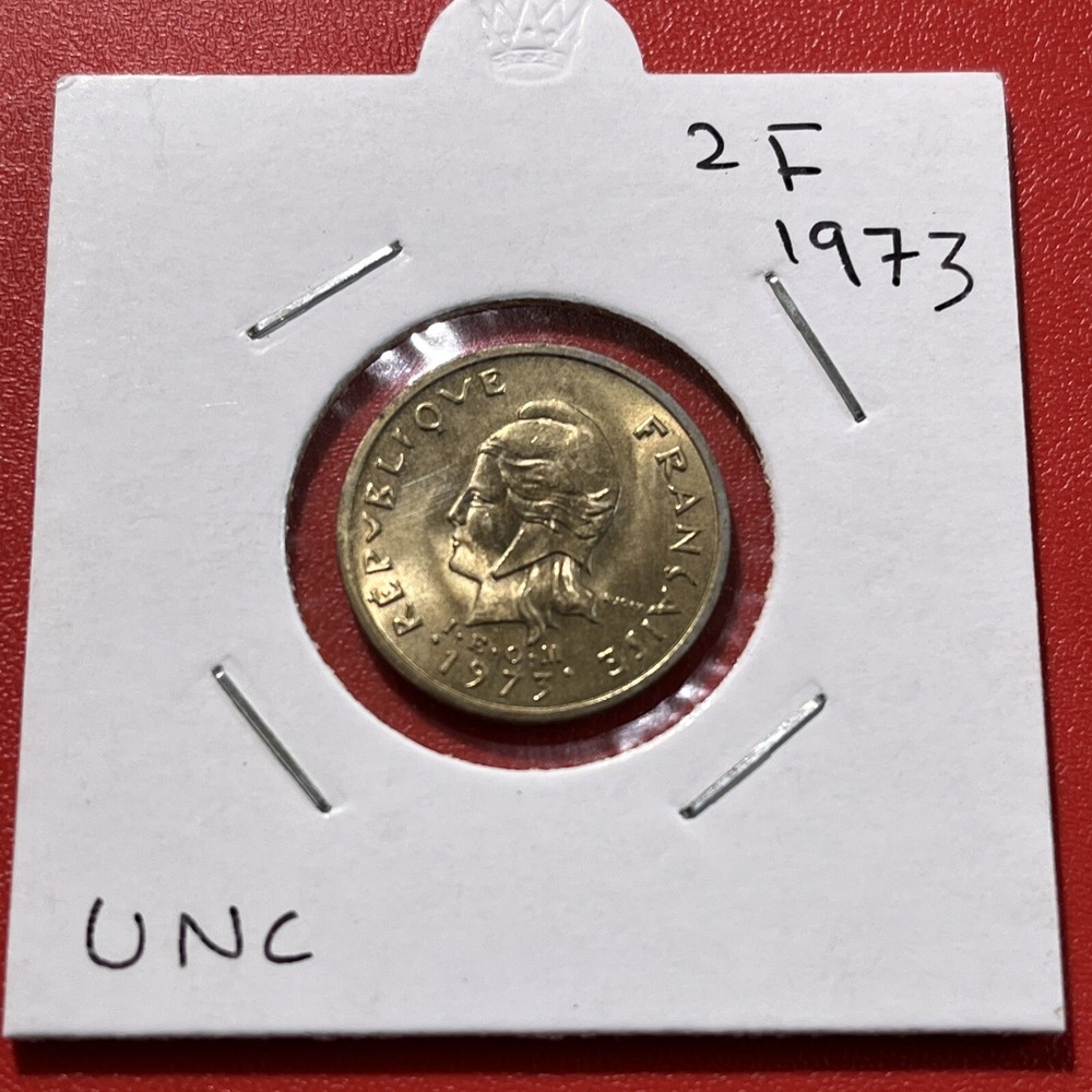 New Hebrides 2 Francs 1973 UNC (Sc68/166)