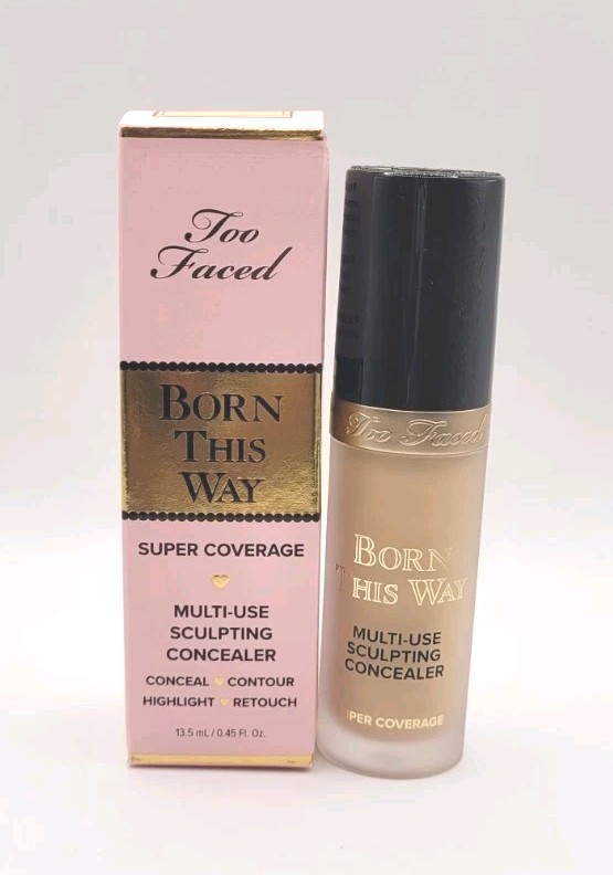 Too Faced Super Coverage Multi-Sculpting Concealer Shortbread 13.5ml NEW