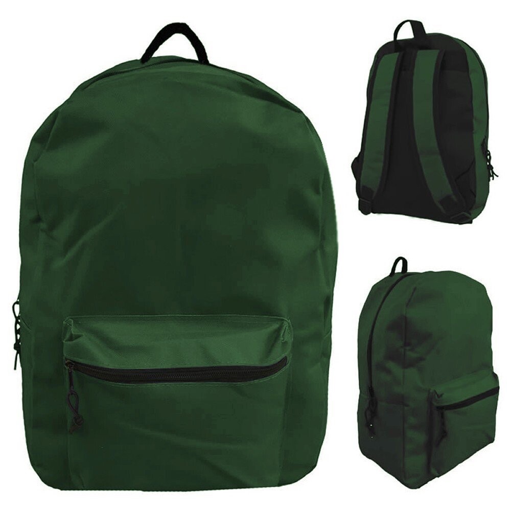 Moda West 17" Basic Backpack, Green