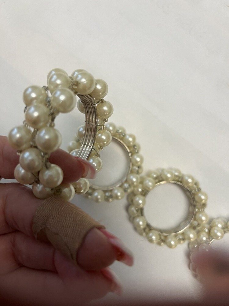 pearl napkin rings