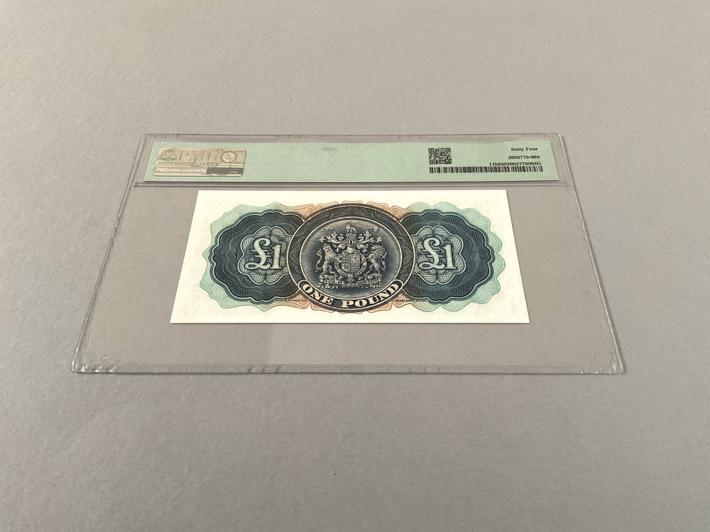 Bermuda 1 Pound P-11b 1937 PMG 64