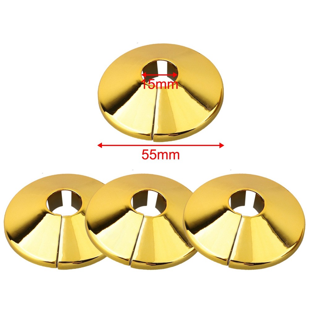 Plastic Covers Radiator Pipe Collars Shield Gold Plastic Covers Install