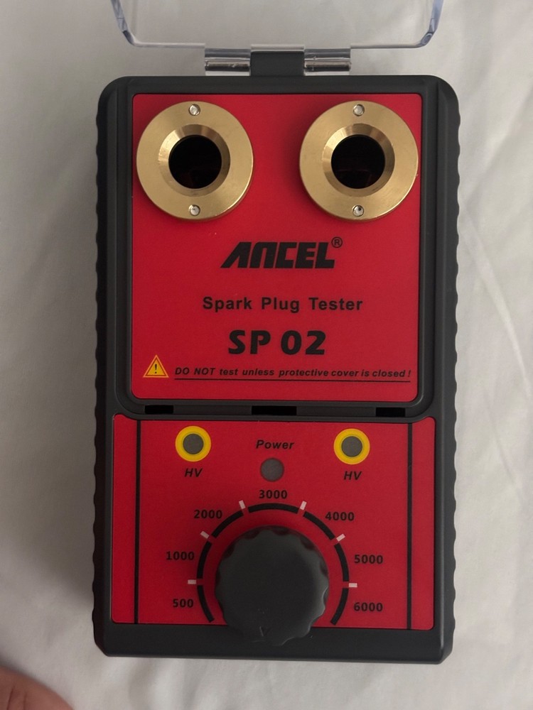 ANCEL SP02 Spark Plug Tester Dual Hole 0–6000 RPM Ignition Analyzer