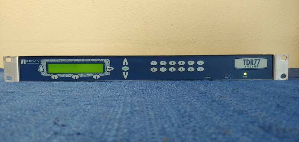 Tiernan TDR77 MPEG2 IRD Integrated Receiver Decoder