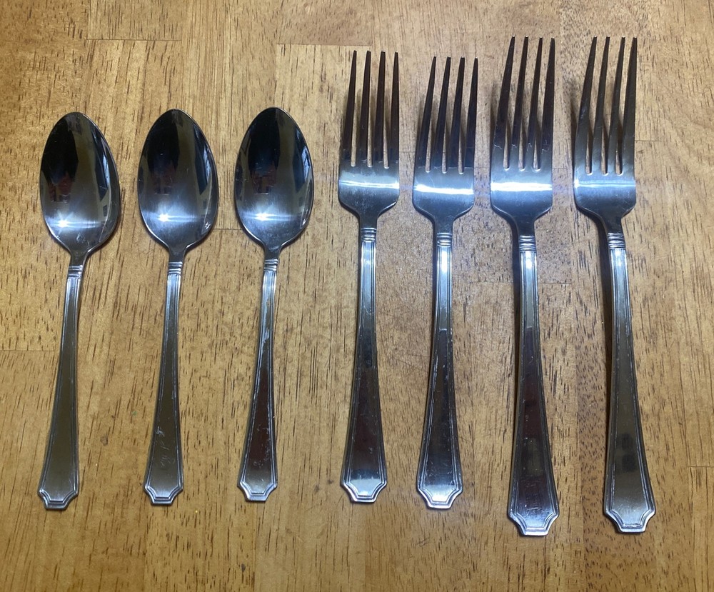 7 Pieces Pfalzgraff 18/10 Stainless Steel Flatware Unknown Pattern