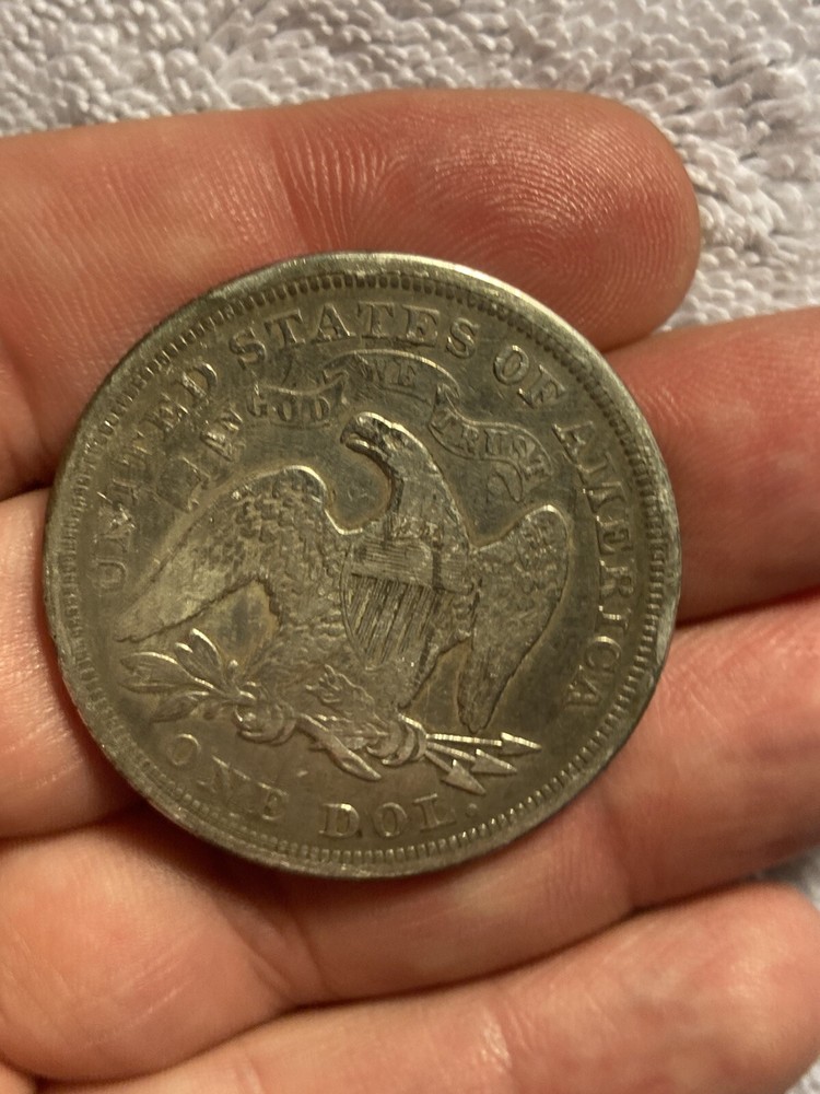 1871 seated liberty dollar