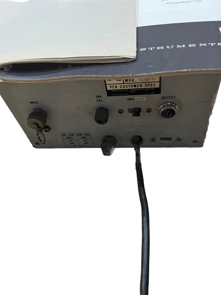 KEITHLEY 414S PICOAMMETER WITH MANUEL