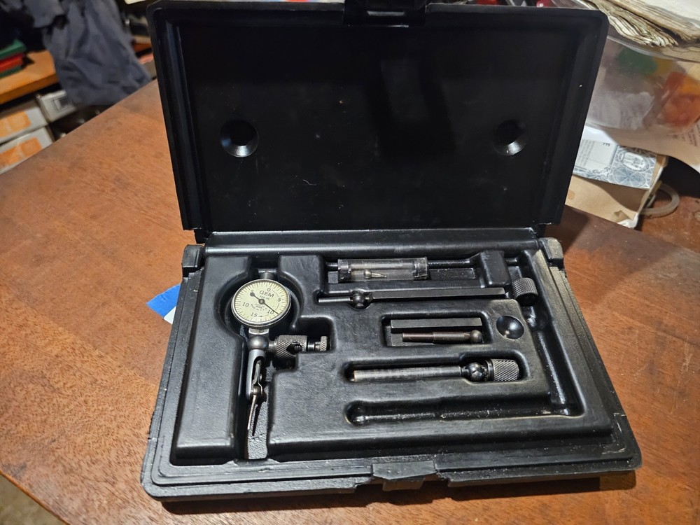 GEM Mechanical Dial Indicator Set .0005 Increments 325-30
