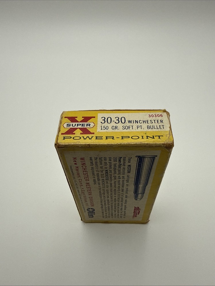 Western Super X Power Point 30-06 Springfield 150 Gr Empty Ammo Box No Insert