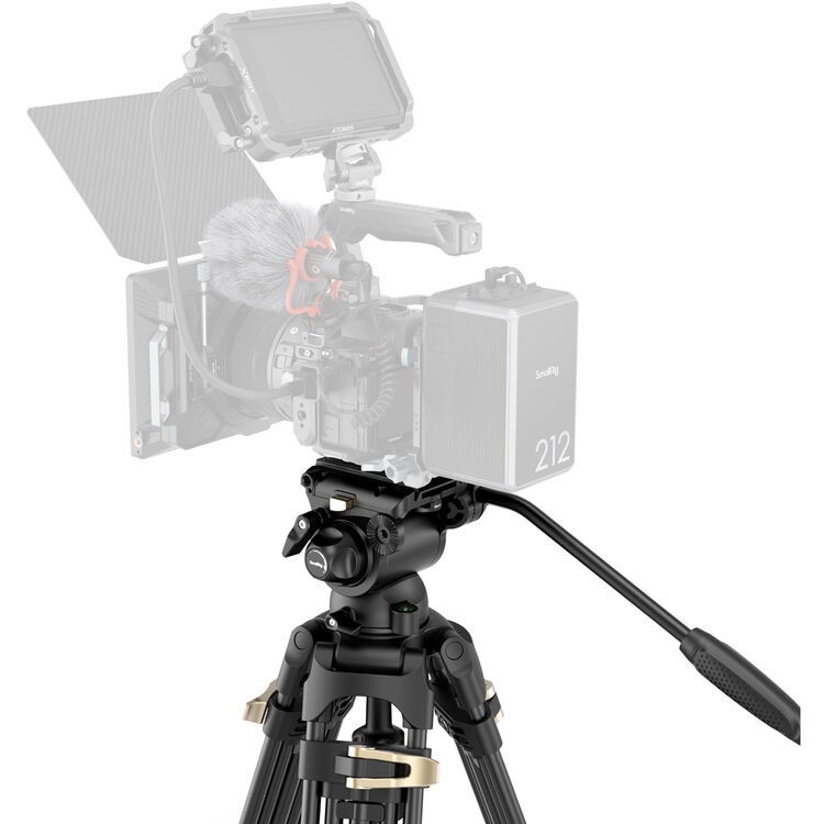 SMALLRIG AD-01S HEAVY-DUTY FLUID HEAD TRIPOD KIT