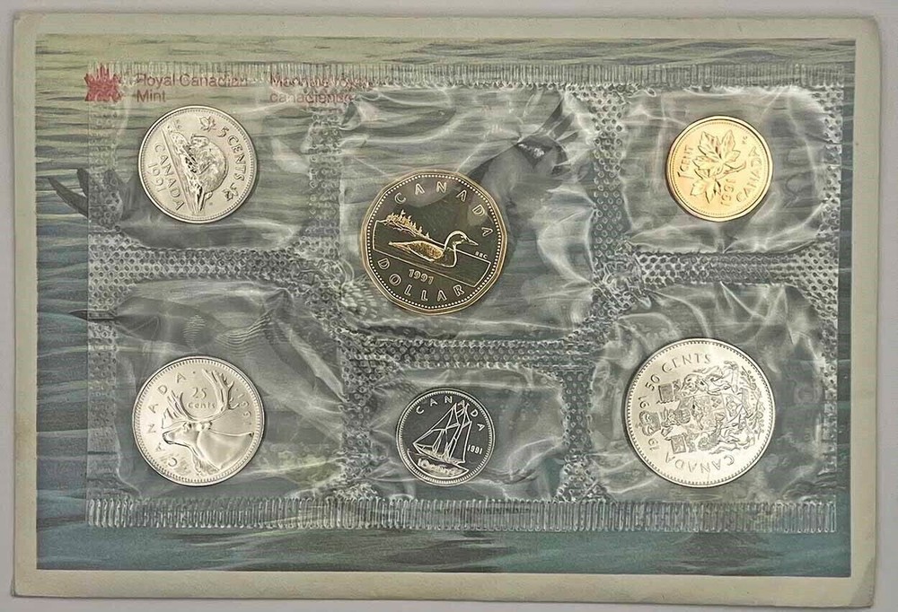 🇨🇦 Uncirculated 1991 Canadian Coin Set
