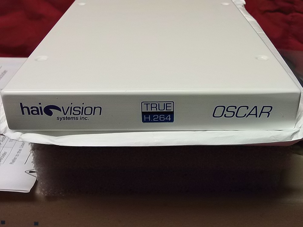 HaiVision Oscar H.264 MPEG-4 AVC 16 kbps to 1.5 Mbps Video Decoder.