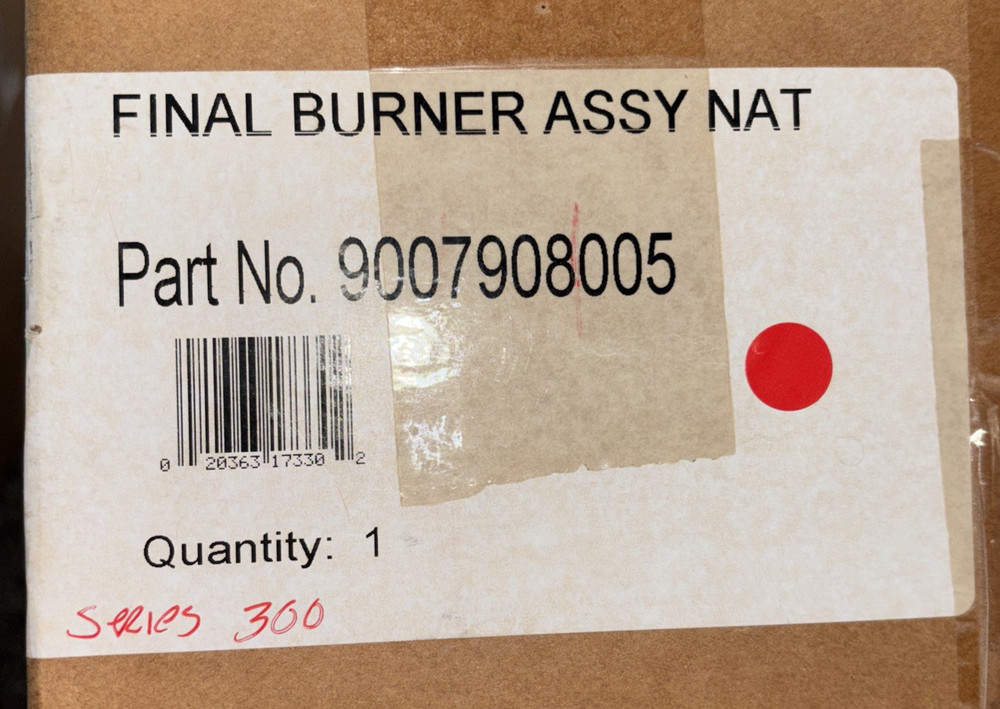 NG Final Burner Assembly #9007908005