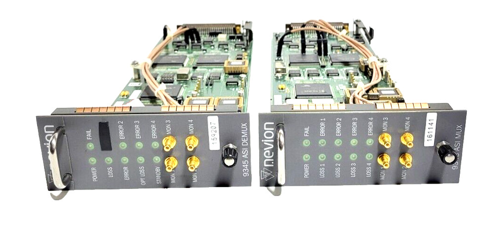 NEVION 9345 DEMUX / MUX ASI ENCODER DECODER BOARD FROM VPG6200 USED.