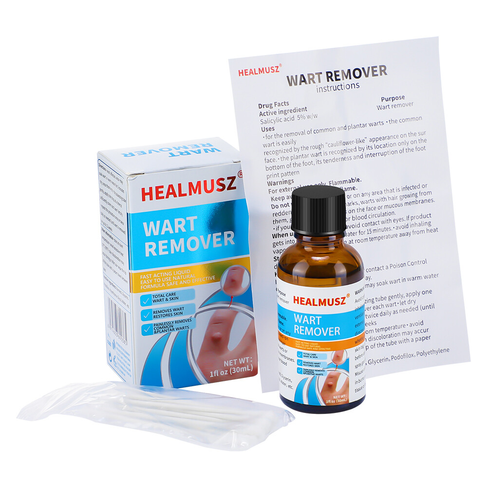 2Pack Wart Remover Liquid Skin Tag Mole Remover Eliminate Feet Corn Wart Remove