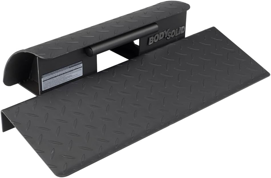 Body-Solid (SCB26) Calf Raise Block and Squat Platform - Solid Steel Incline