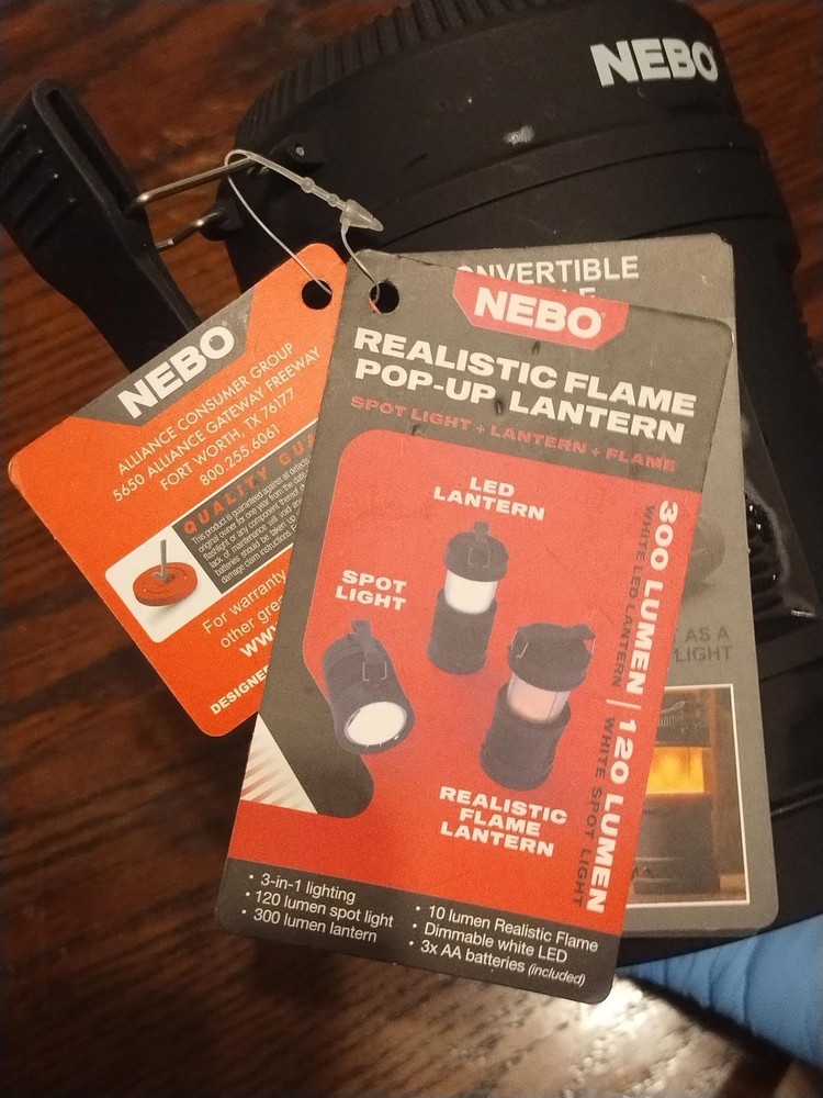 NEBO pop up lantern and flashlight