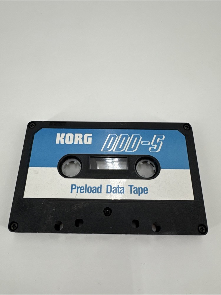 Korg - DDD-5 Preload Data Cassette Tape. Fast Shipping.