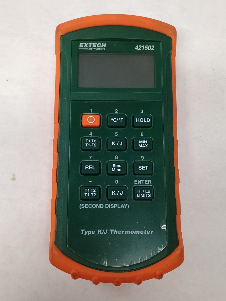 Extech 421502 Type K/J Thermometer Used