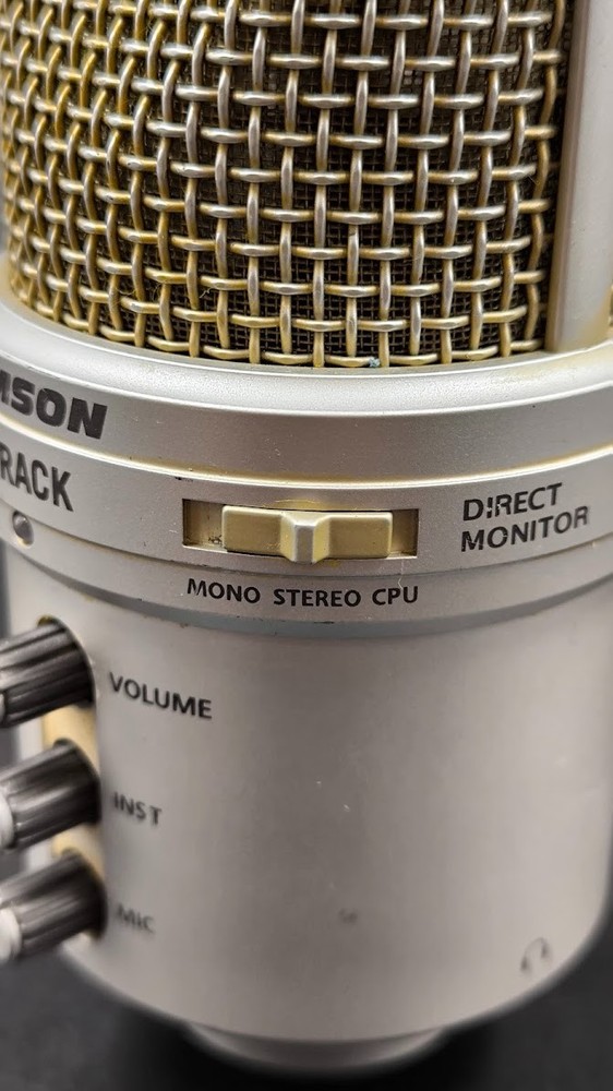 Samson G-Track Microphone Used Working Gold