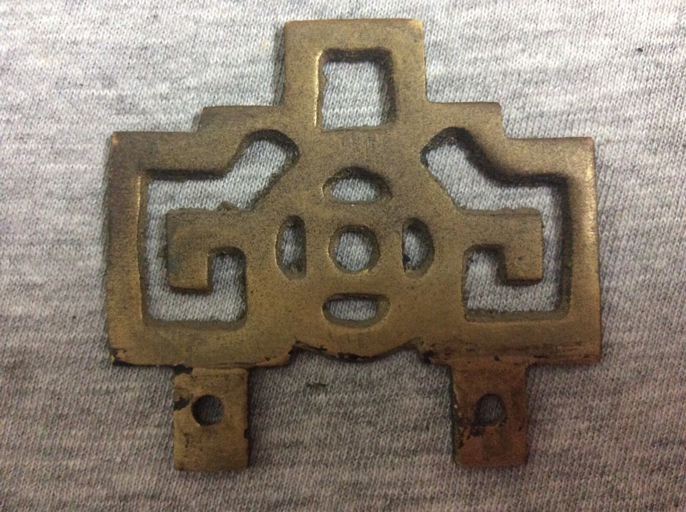 Vintage Brass Drawer Pulls Backplate Only Lot