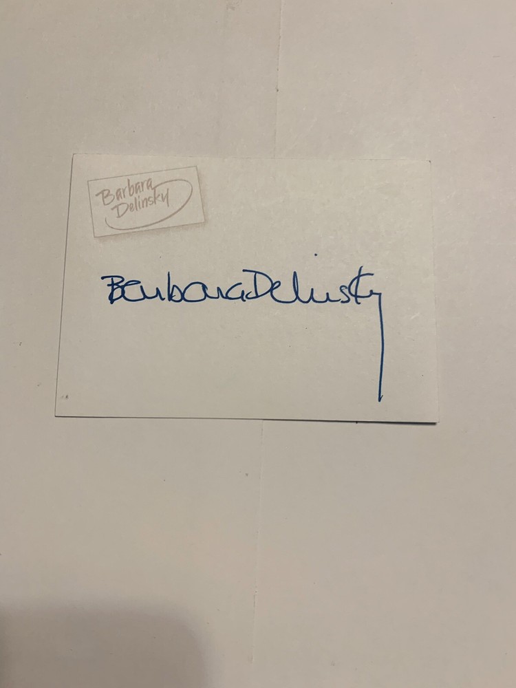 Barbara Delinsky Author Signed Bookplate Autographed New