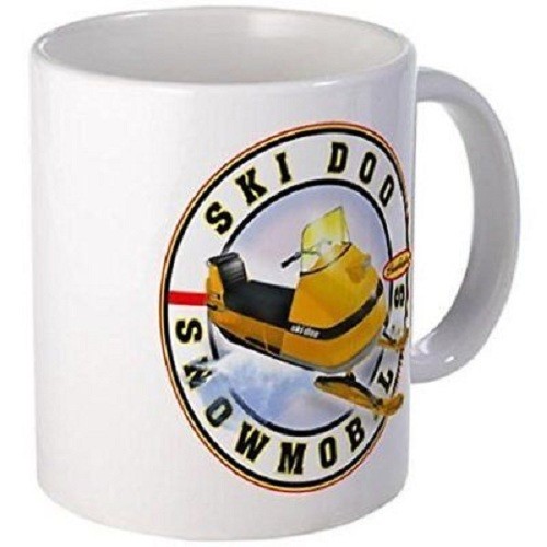 11oz mug Vintage Ski doo snowmobiles