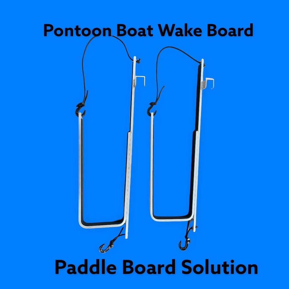 Pontoon Boat Wake Board/Paddle Board Solution