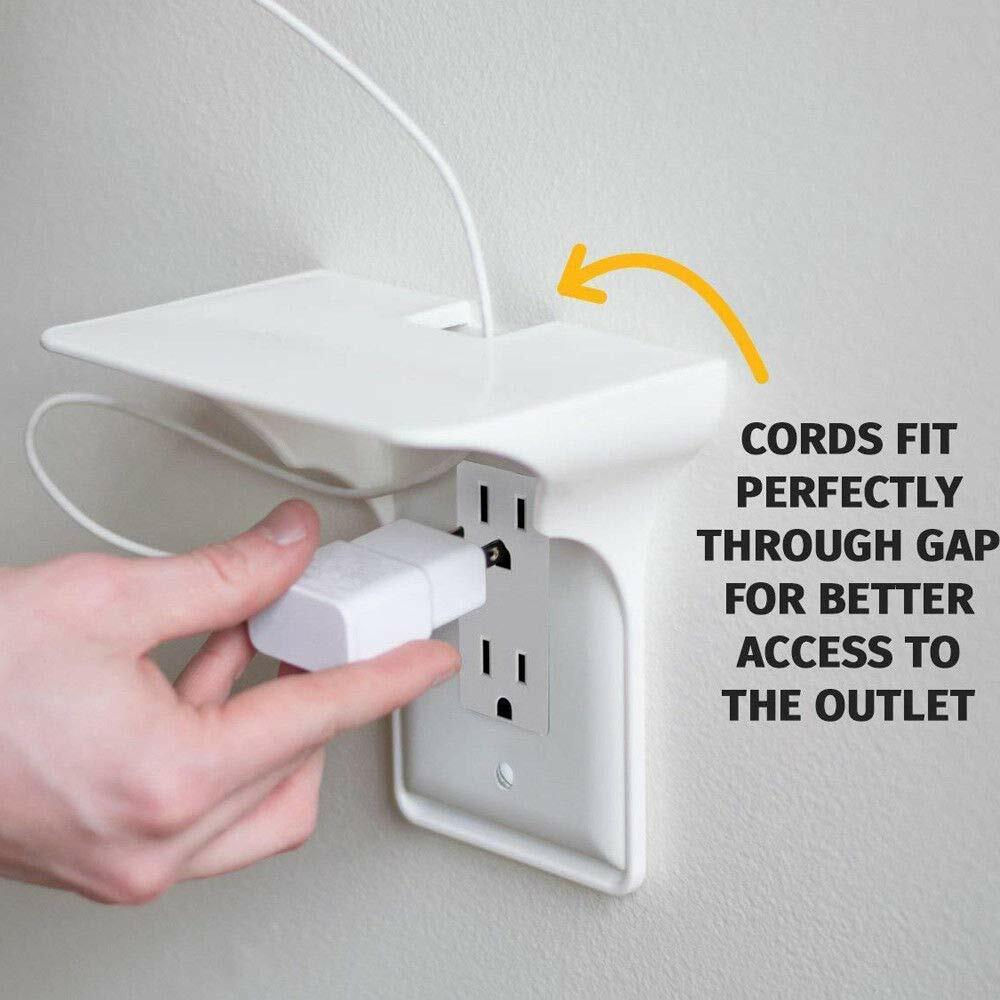 Wall Outlet Shelf Socket Plug Shelf Stand Holder - Organizer Space Saving