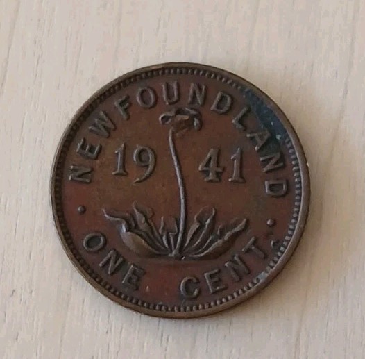 Newfoundland 1941 c One Cent, Very Fine