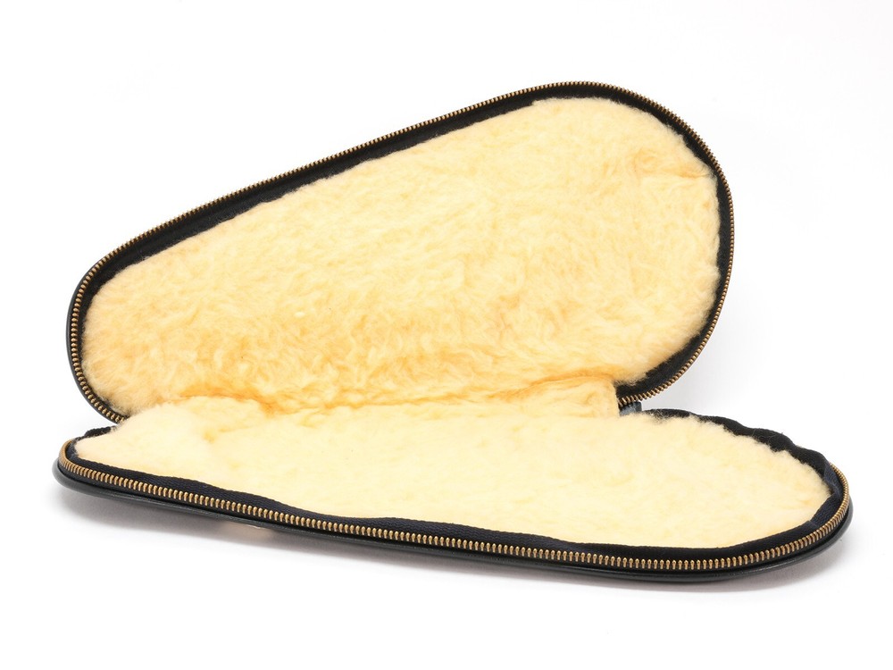 15" Browning Leather Soft Case With Wool Interior