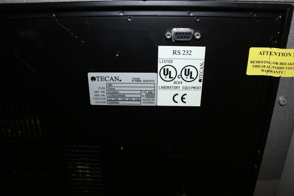 Tecan Ultra 384 Microplate Reader w/XFluor Software