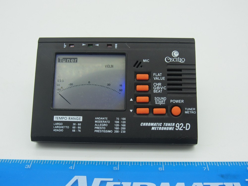 Cecilio 92-D Chromatic/string Tuner With Metronome Pre-owned Tested.