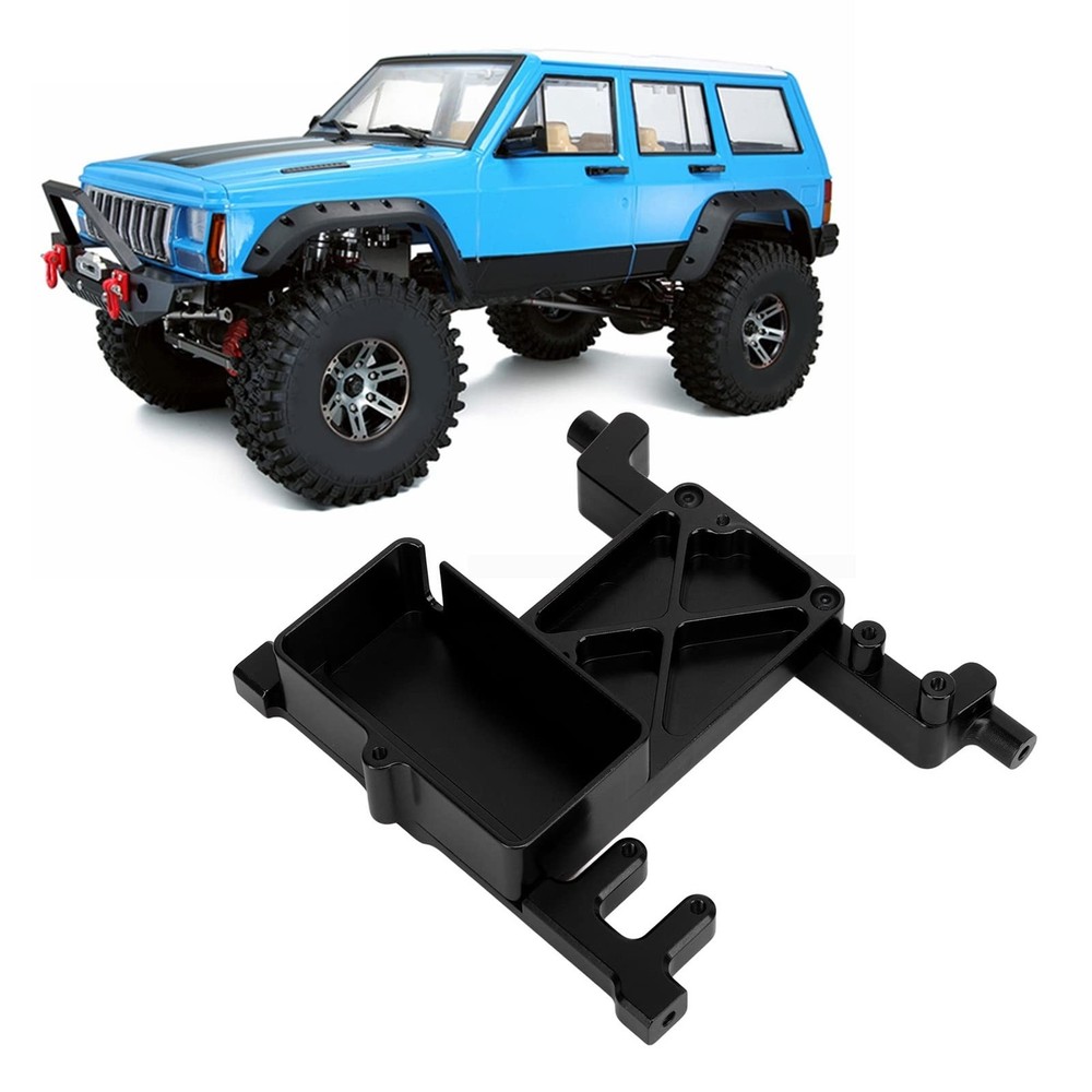 Fixed Servo Mount Bracket, Aluminium Alloy Fixed Servo Mount Black One Size
