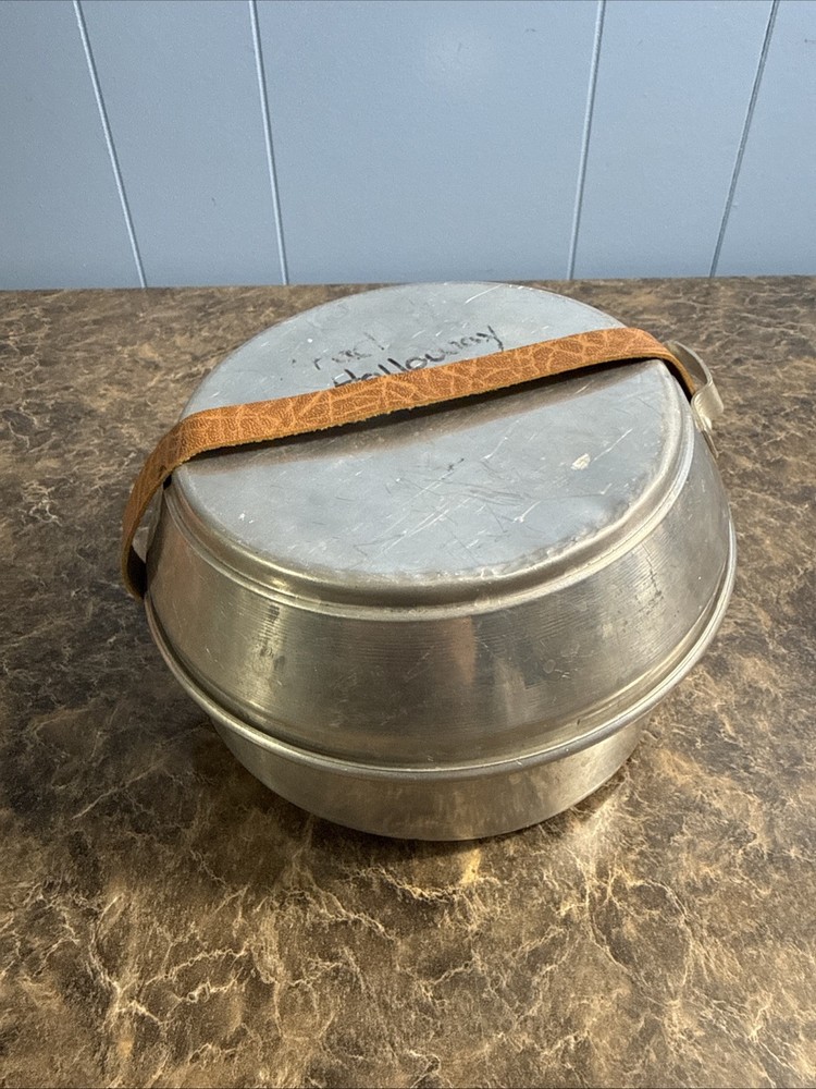 Backpacker Metal Mess Kit Taiwan Handle Pans Cups Bundle Camping Aluminum